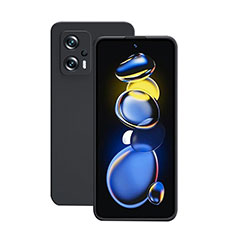Silikon Hülle Handyhülle Ultra Dünn Schutzhülle für Xiaomi Poco X4 GT 5G Schwarz