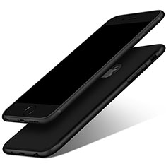 Silikon Hülle Handyhülle Ultra Dünn Schutzhülle G02 für Apple iPhone 6 Schwarz