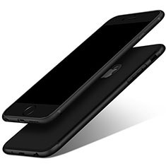 Silikon Hülle Handyhülle Ultra Dünn Schutzhülle G02 für Apple iPhone 6S Plus Schwarz