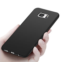 Silikon Hülle Handyhülle Ultra Dünn Schutzhülle R06 für Samsung Galaxy S7 Edge G935F Schwarz