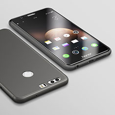 Silikon Hülle Handyhülle Ultra Dünn Schutzhülle S02 für Huawei Honor 8 Schwarz