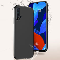 Silikon Hülle Handyhülle Ultra Dünn Schutzhülle S02 für Huawei Nova 5 Pro Schwarz