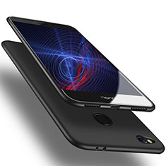 Silikon Hülle Handyhülle Ultra Dünn Schutzhülle S02 für Huawei P8 Lite (2017) Schwarz