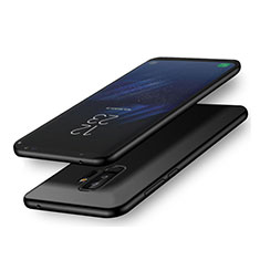 Silikon Hülle Handyhülle Ultra Dünn Schutzhülle S02 für Samsung Galaxy A6 Plus (2018) Schwarz