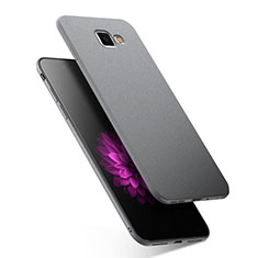 Silikon Hülle Handyhülle Ultra Dünn Schutzhülle S02 für Samsung Galaxy A9 (2016) A9000 Grau