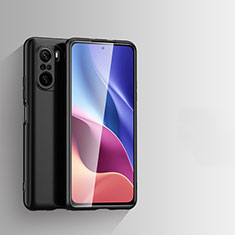 Silikon Hülle Handyhülle Ultra Dünn Schutzhülle S03 für Xiaomi Redmi K40 5G Schwarz