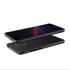Silikon Hülle Handyhülle Ultra Dünn Schutzhülle S04 für Huawei Enjoy 7 Plus Schwarz