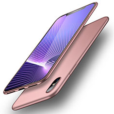 Silikon Hülle Handyhülle Ultra Dünn Schutzhülle S05 für Apple iPhone Xs Max Rosegold