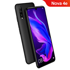 Silikon Hülle Handyhülle Ultra Dünn Schutzhülle S06 für Huawei Nova 4e Schwarz