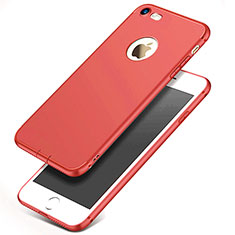 Silikon Hülle Handyhülle Ultra Dünn Schutzhülle S07 für Apple iPhone 7 Rot