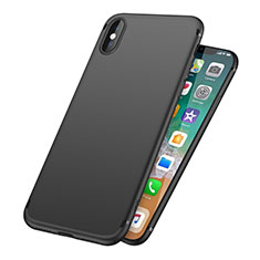 Silikon Hülle Handyhülle Ultra Dünn Schutzhülle S09 für Apple iPhone Xs Schwarz