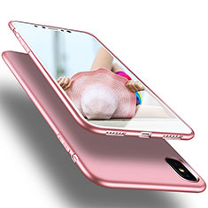 Silikon Hülle Handyhülle Ultra Dünn Schutzhülle S16 für Apple iPhone X Rosa