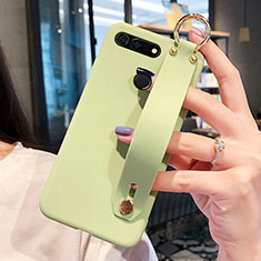 Silikon Hülle Handyhülle Ultra Dünn Schutzhülle Tasche C01 für Huawei Honor View 20 Grün