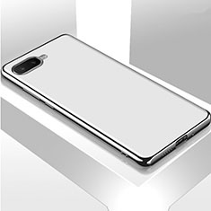 Silikon Hülle Handyhülle Ultra Dünn Schutzhülle Tasche C01 für Oppo R17 Neo Weiß