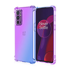 Silikon Hülle Handyhülle Ultra Dünn Schutzhülle Tasche Durchsichtig Transparent Farbverlauf für OnePlus 9RT 5G Violett