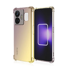 Silikon Hülle Handyhülle Ultra Dünn Schutzhülle Tasche Durchsichtig Transparent Farbverlauf für Realme GT Neo5 240W 5G Gelb