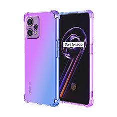 Silikon Hülle Handyhülle Ultra Dünn Schutzhülle Tasche Durchsichtig Transparent Farbverlauf für Realme Narzo 50 Pro 5G Helles Lila