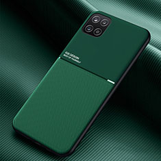 Silikon Hülle Handyhülle Ultra Dünn Schutzhülle Tasche Flexible mit Magnetisch für Samsung Galaxy A22s 5G Grün