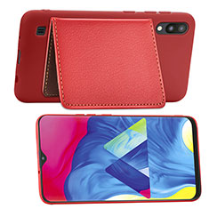 Silikon Hülle Handyhülle Ultra Dünn Schutzhülle Tasche Flexible mit Magnetisch S01D für Samsung Galaxy M10 Grün