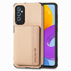 Silikon Hülle Handyhülle Ultra Dünn Schutzhülle Tasche Flexible mit Magnetisch S01D für Samsung Galaxy M52 5G Gold