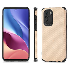 Silikon Hülle Handyhülle Ultra Dünn Schutzhülle Tasche Flexible mit Magnetisch S01D für Xiaomi Redmi K40 Pro+ Plus 5G Gold