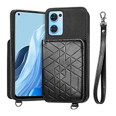 Silikon Hülle Handyhülle Ultra Dünn Schutzhülle Tasche Flexible mit Magnetisch S02D für OnePlus Nord CE 2 5G Schwarz