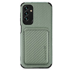 Silikon Hülle Handyhülle Ultra Dünn Schutzhülle Tasche Flexible mit Magnetisch S02D für Samsung Galaxy A13 5G Grün