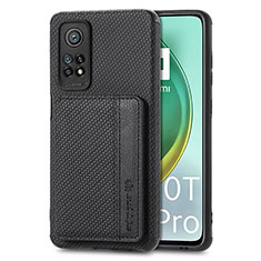 Silikon Hülle Handyhülle Ultra Dünn Schutzhülle Tasche Flexible mit Magnetisch S02D für Xiaomi Redmi K30S 5G Schwarz