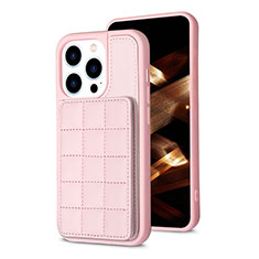 Silikon Hülle Handyhülle Ultra Dünn Schutzhülle Tasche Flexible mit Magnetisch S03D für Apple iPhone 13 Pro Rosegold