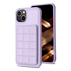 Silikon Hülle Handyhülle Ultra Dünn Schutzhülle Tasche Flexible mit Magnetisch S03D für Apple iPhone 14 Plus Violett