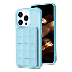 Silikon Hülle Handyhülle Ultra Dünn Schutzhülle Tasche Flexible mit Magnetisch S03D für Apple iPhone 14 Pro Hellblau