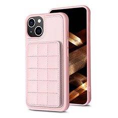 Silikon Hülle Handyhülle Ultra Dünn Schutzhülle Tasche Flexible mit Magnetisch S03D für Apple iPhone 14 Rosegold