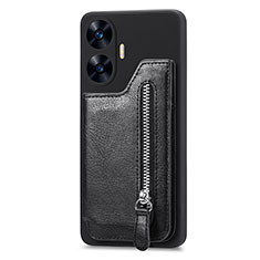 Silikon Hülle Handyhülle Ultra Dünn Schutzhülle Tasche Flexible mit Magnetisch S03D für Realme Narzo N55 Schwarz