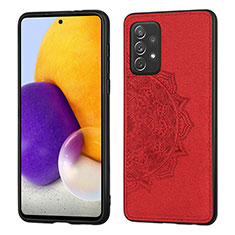 Silikon Hülle Handyhülle Ultra Dünn Schutzhülle Tasche Flexible mit Magnetisch S03D für Samsung Galaxy A52s 5G Rot
