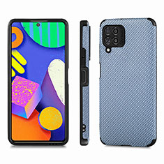 Silikon Hülle Handyhülle Ultra Dünn Schutzhülle Tasche Flexible mit Magnetisch S03D für Samsung Galaxy M62 4G Blau