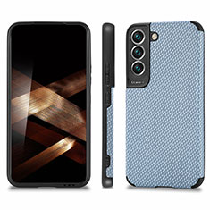 Silikon Hülle Handyhülle Ultra Dünn Schutzhülle Tasche Flexible mit Magnetisch S03D für Samsung Galaxy S24 5G Blau