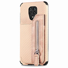 Silikon Hülle Handyhülle Ultra Dünn Schutzhülle Tasche Flexible mit Magnetisch S03D für Xiaomi Poco M2 Pro Gold