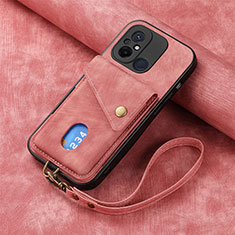Silikon Hülle Handyhülle Ultra Dünn Schutzhülle Tasche Flexible mit Magnetisch S03D für Xiaomi Redmi 12C 4G Rosegold