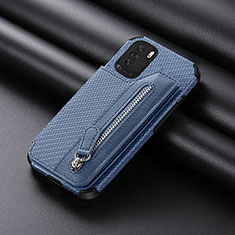 Silikon Hülle Handyhülle Ultra Dünn Schutzhülle Tasche Flexible mit Magnetisch S05D für Xiaomi Mi 11X 5G Blau