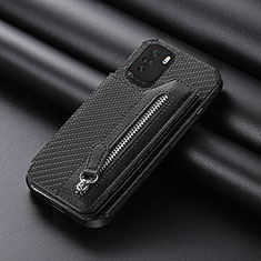 Silikon Hülle Handyhülle Ultra Dünn Schutzhülle Tasche Flexible mit Magnetisch S05D für Xiaomi Redmi K40 Pro+ Plus 5G Schwarz