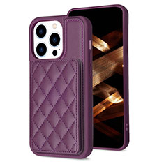 Silikon Hülle Handyhülle Ultra Dünn Schutzhülle Tasche Flexible mit Magnetisch S10D für Apple iPhone 14 Pro Max Violett