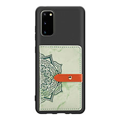 Silikon Hülle Handyhülle Ultra Dünn Schutzhülle Tasche Flexible mit Magnetisch S10D für Samsung Galaxy S20 5G Grün