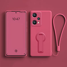 Silikon Hülle Handyhülle Ultra Dünn Schutzhülle Tasche Flexible mit Ständer für OnePlus Nord CE 2 Lite 5G Pink