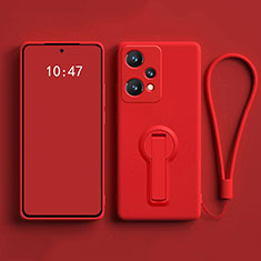 Silikon Hülle Handyhülle Ultra Dünn Schutzhülle Tasche Flexible mit Ständer für OnePlus Nord CE 2 Lite 5G Rot