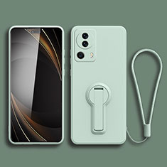 Silikon Hülle Handyhülle Ultra Dünn Schutzhülle Tasche Flexible mit Ständer S01 für Xiaomi Civi 2 5G Minzgrün