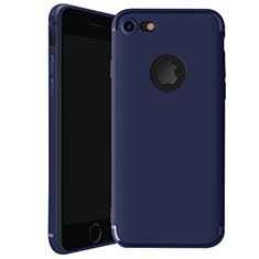 Silikon Hülle Handyhülle Ultra Dünn Schutzhülle Tasche H01 für Apple iPhone 8 Blau