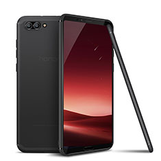 Silikon Hülle Handyhülle Ultra Dünn Schutzhülle Tasche S01 für Huawei Honor V10 Grau