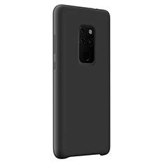 Silikon Hülle Handyhülle Ultra Dünn Schutzhülle Tasche S01 für Huawei Mate 20 Schwarz