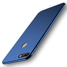 Silikon Hülle Handyhülle Ultra Dünn Schutzhülle Tasche S01 für Huawei Y7 (2018) Blau