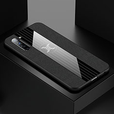 Silikon Hülle Handyhülle Ultra Dünn Schutzhülle Tasche S01 für Oppo F15 Schwarz